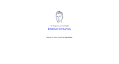 Desktop Screenshot of emanuelserbanoiu.com